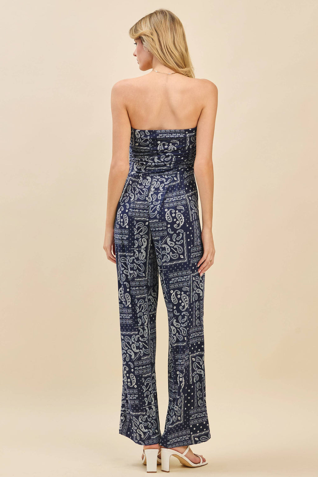 JR16435FP - PRINTED PALAZZO JUMPSUIT