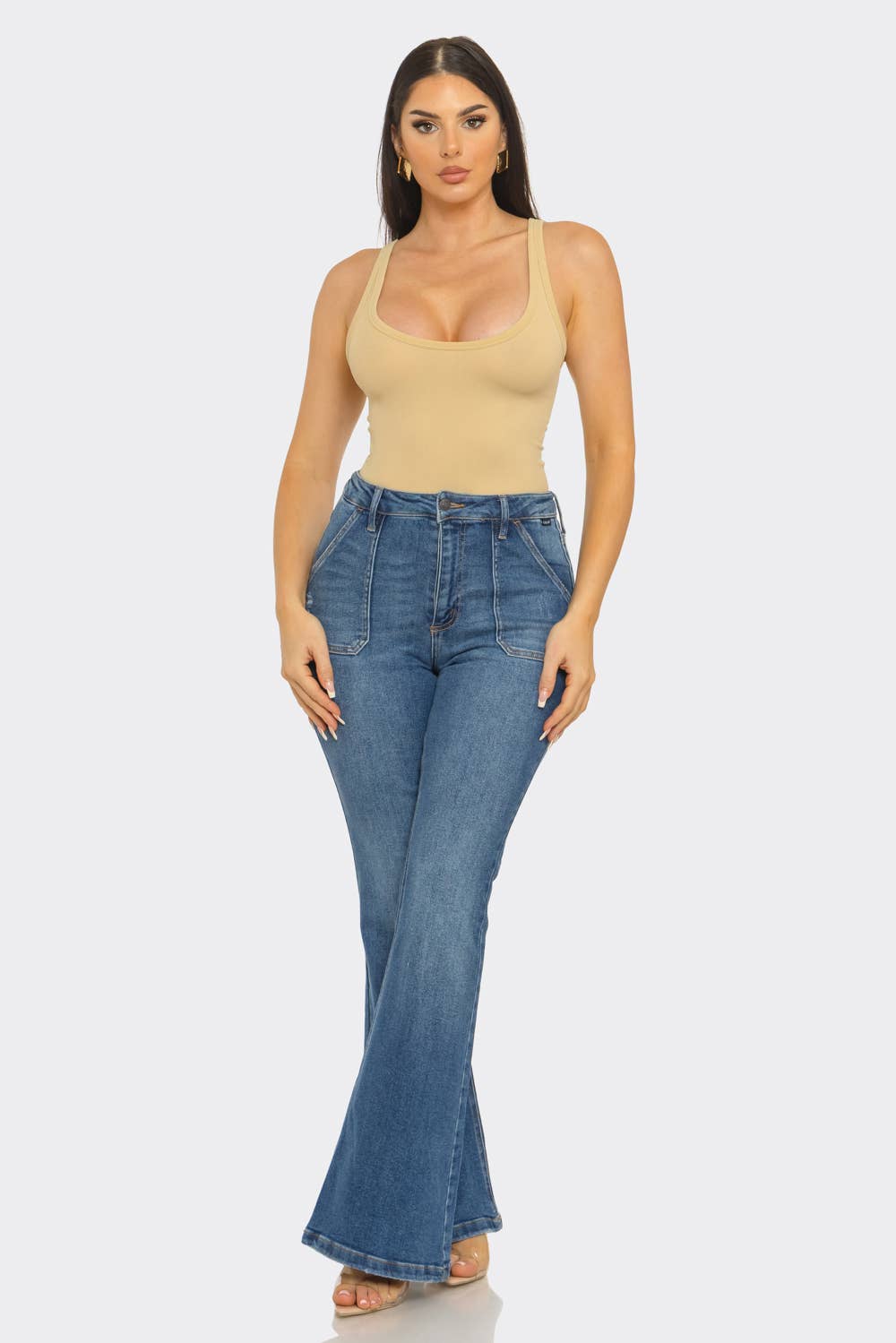 Seamless Solid Basic Tank Bodysuit