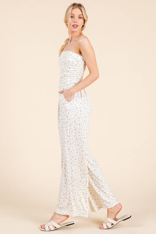 JR16435FP - PRINTED PALAZZO JUMPSUIT