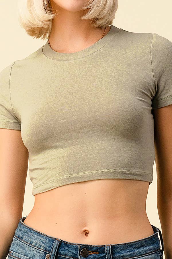 JT38723 - SUPER CROP SHORT SLEEVE TEE
