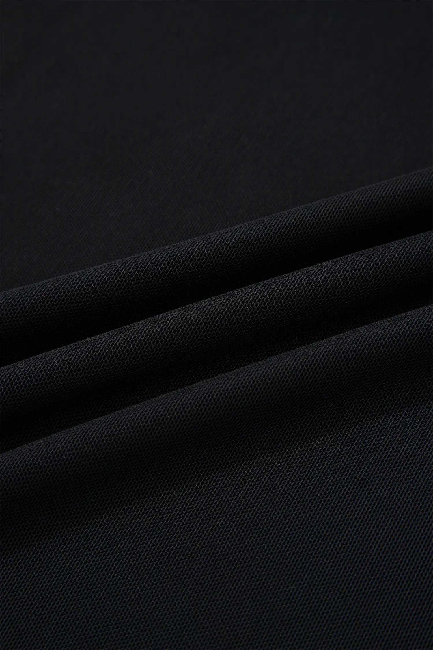Sheer Mesh Patchwork Cap Sleeve T Shirt