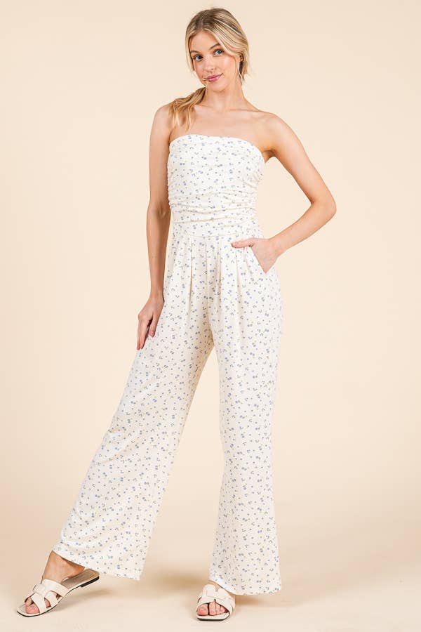 JR16435FP - PRINTED PALAZZO JUMPSUIT