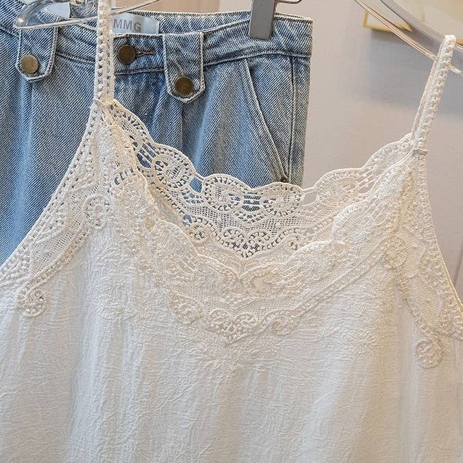Crochet Lace camisole tank top - one size