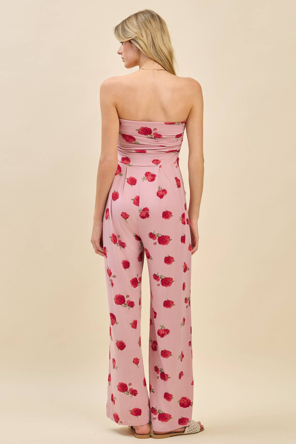 JR16435FP - PRINTED PALAZZO JUMPSUIT