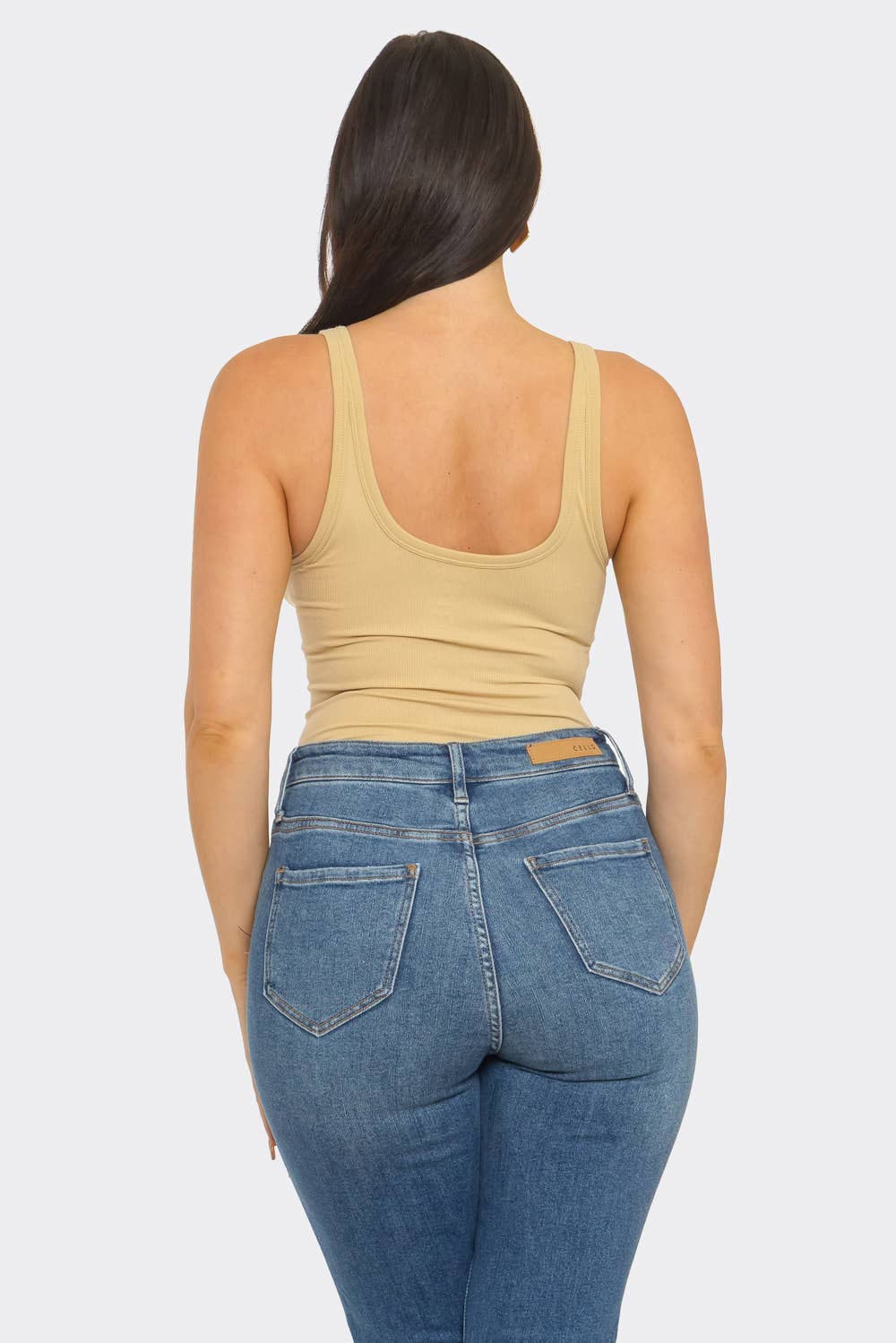 Seamless Solid Basic Tank Bodysuit